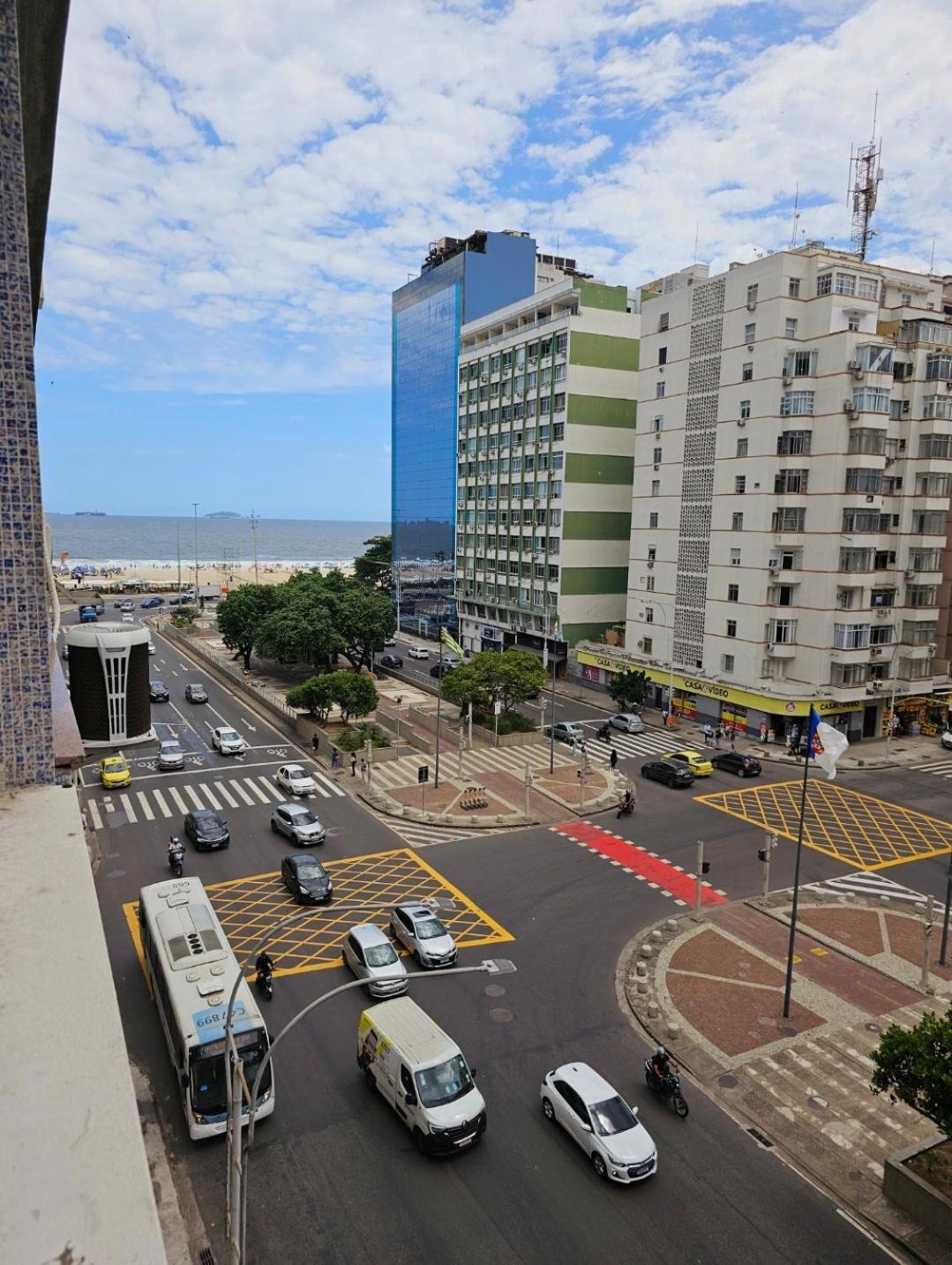 Apartamento Copacabana Beach - Apartamento Confortavel Posto 2 Vista Mar Rio de Janeiro Exteriör bild